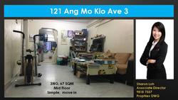 Blk 121 Ang Mo Kio Avenue 3 (Ang Mo Kio), HDB 3 Rooms #147006832